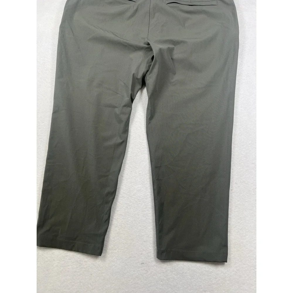 Lululemon ABC Classic-Fit Pant Mens 38 Dark Forest Warpstreme Stretch EUC